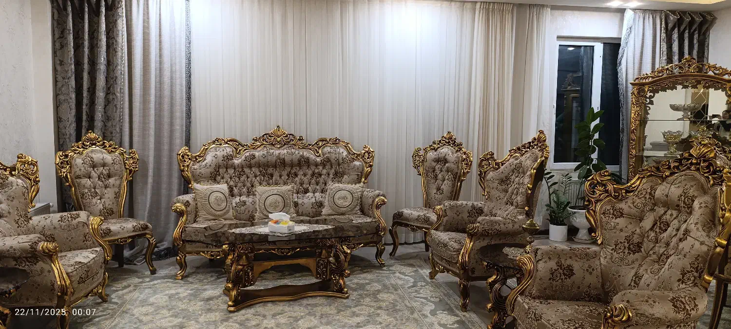 مبل و غذاخوری وبوفه ست کامل کاملا سالم و زیبا|مبلمان خانگی و میز عسلی|اردبیل, |دیوار