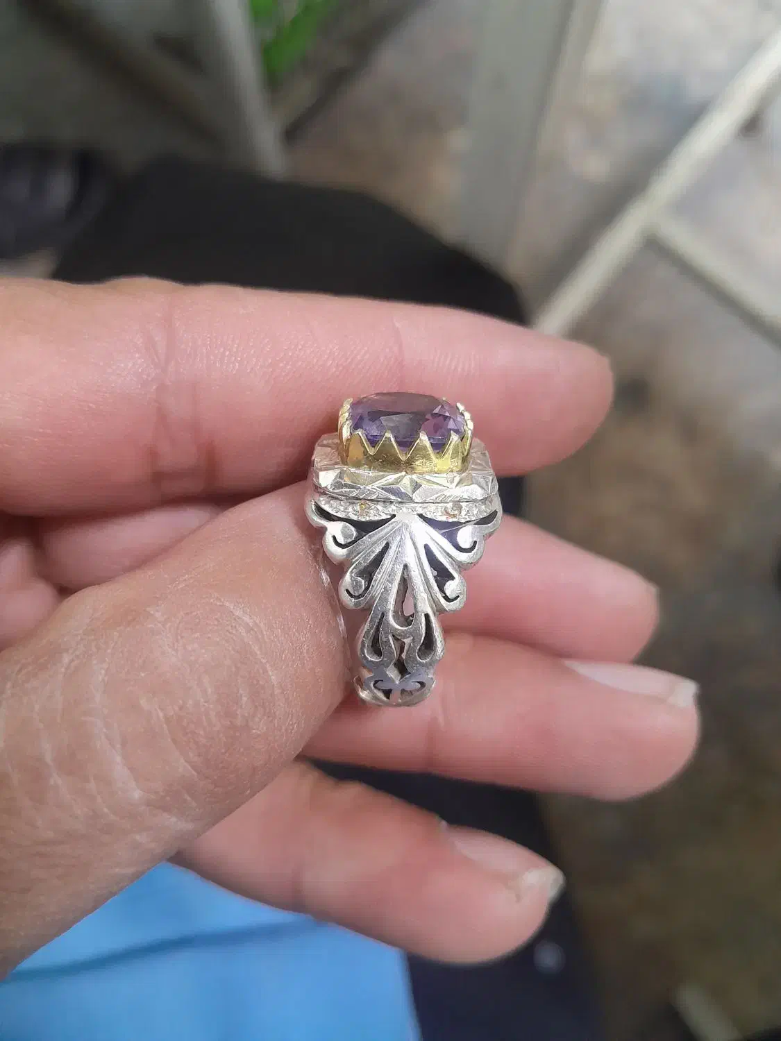 دو عدد انگشتر دست ساز اصل نقره|جواهرات|بناب, |دیوار