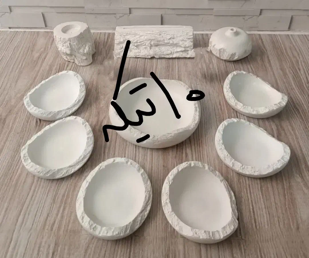 بیس خام هفتسین از جنس سنگ مصنوعی|صنایع دستی و سایر لوازم تزئینی|شاهینشهر, فردوسی|دیوار