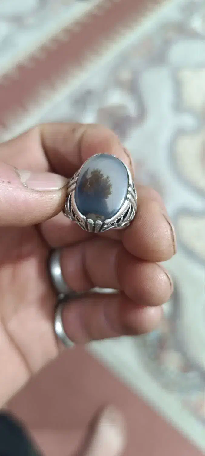 انگشتر شجر زنده  رکاب دست ساز جنس نقره فدیوم|جواهرات|ورامین, ورامین|دیوار