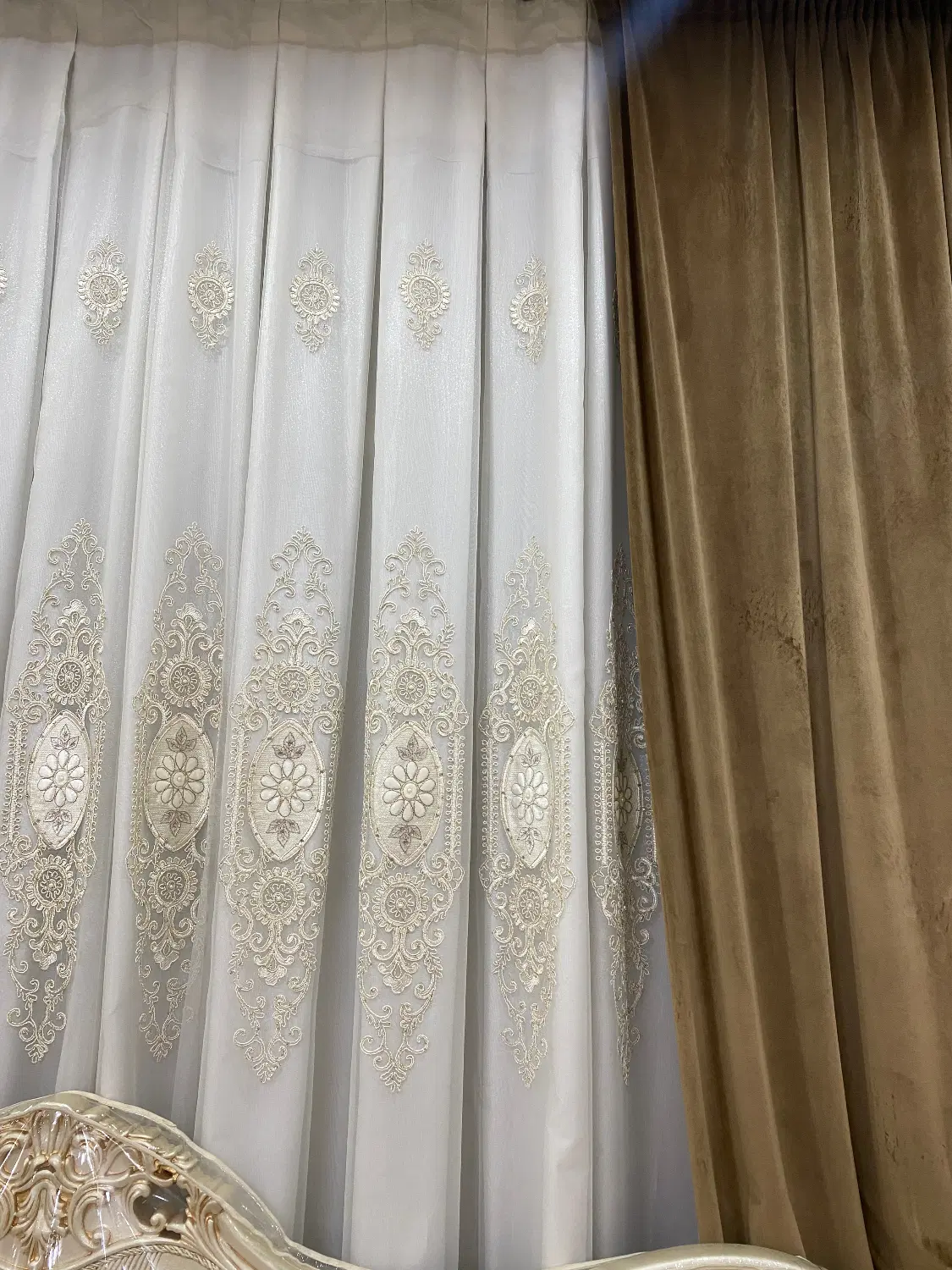 پرده|پرده، رانر، رومیزی|اصفهان, امیرعرب|دیوار