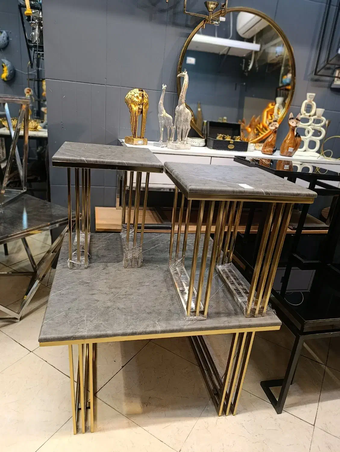 استند جلو مبلی میز عسلی جلومبلی سنگی پذیرایی|مبلمان خانگی و میز عسلی|مشهد, شهرک رازی (شهرک غرب)|دیوار