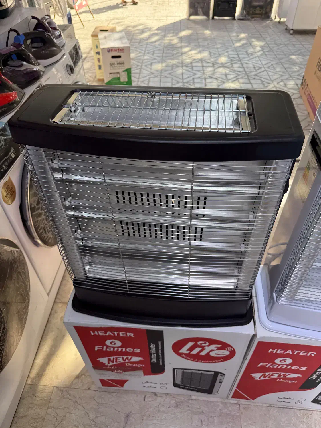 بخاری برقی فن دار هیتر برقی لایف شش المنت|بخاری، هیتر، شومینه|کرمانشاه, |دیوار