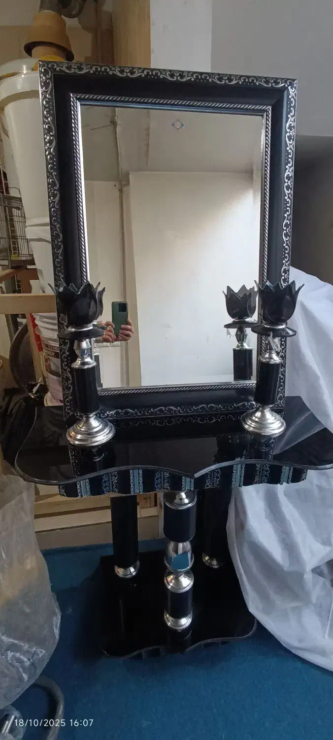 آینه شمعدان|صنایع دستی و سایر لوازم تزئینی|همدان, |دیوار