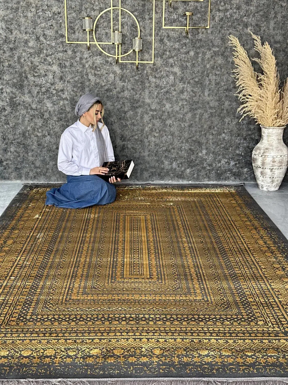 خاص ترین فرش طلایی مدرن ایران ۱۲/۹/۶ متری|فرش|قم, باجک دو|دیوار