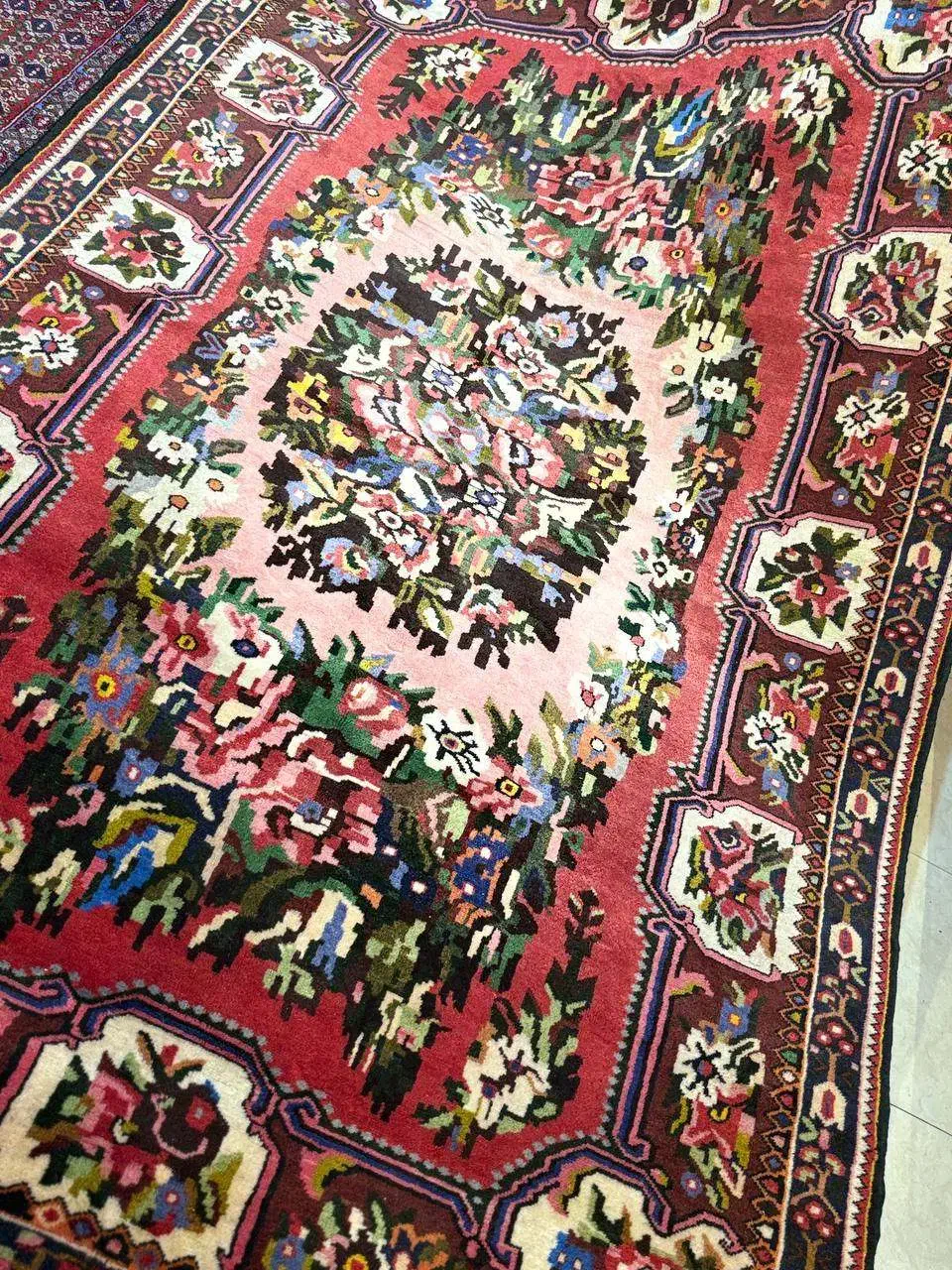 قالیچه پرده ای گلپتو ‌بختیار،حراج فرش خیام|فرش|کرج, کوی امامیه|دیوار