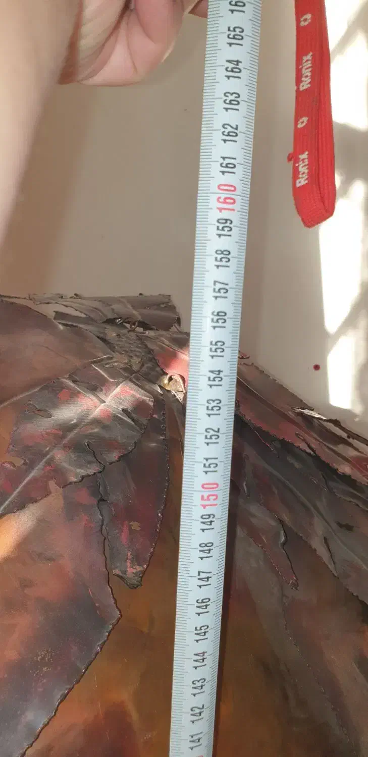 آباژور نخل مسی قدیمی ارتفاع ۱۵۵|چراغ خواب و آباژور|رودهن, |دیوار