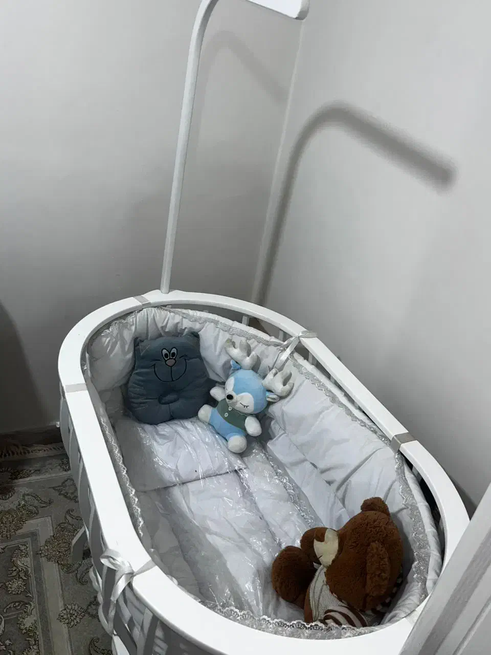 گهواره نوزاد  نو نو  اصلا استفاده نشده|تخت و صندلی بچه|اهواز, کیانپارس |دیوار