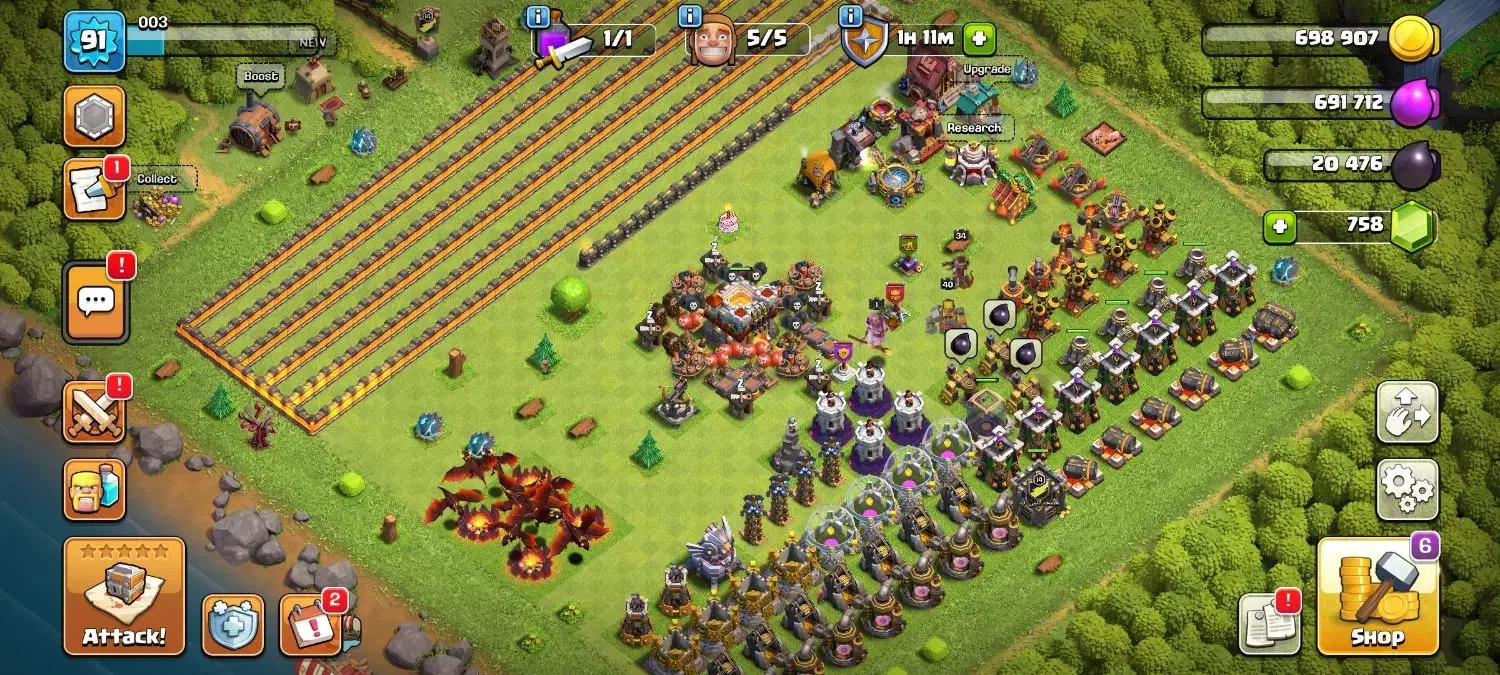 اکانت کلش|کنسول، بازی ویدئویی و آنلاین|کاشان, فاز ۱ ناجی آباد|دیوار