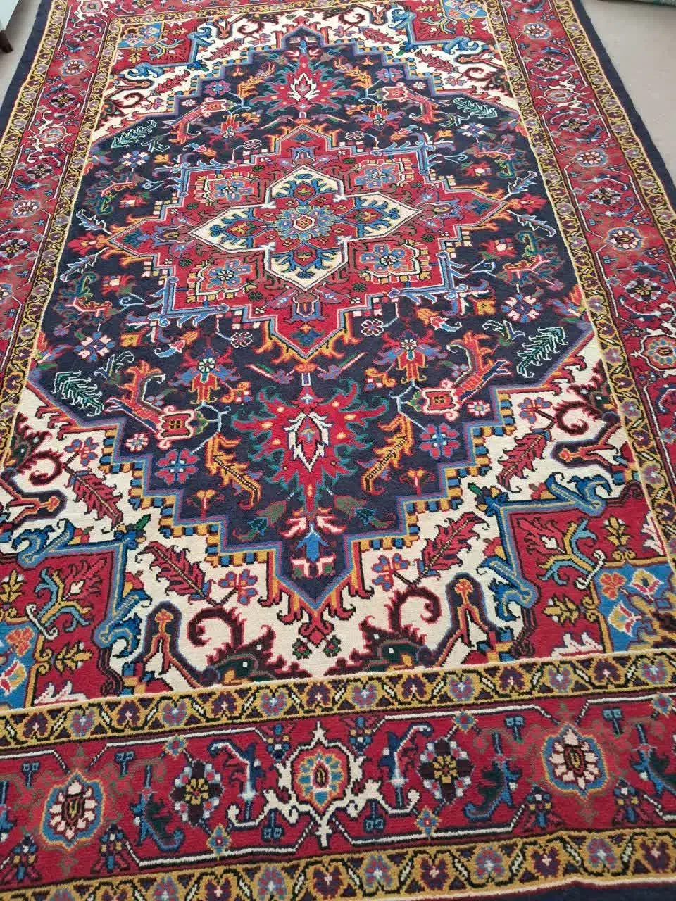 دستبافت طرح هریس|فرش|رودهن, |دیوار