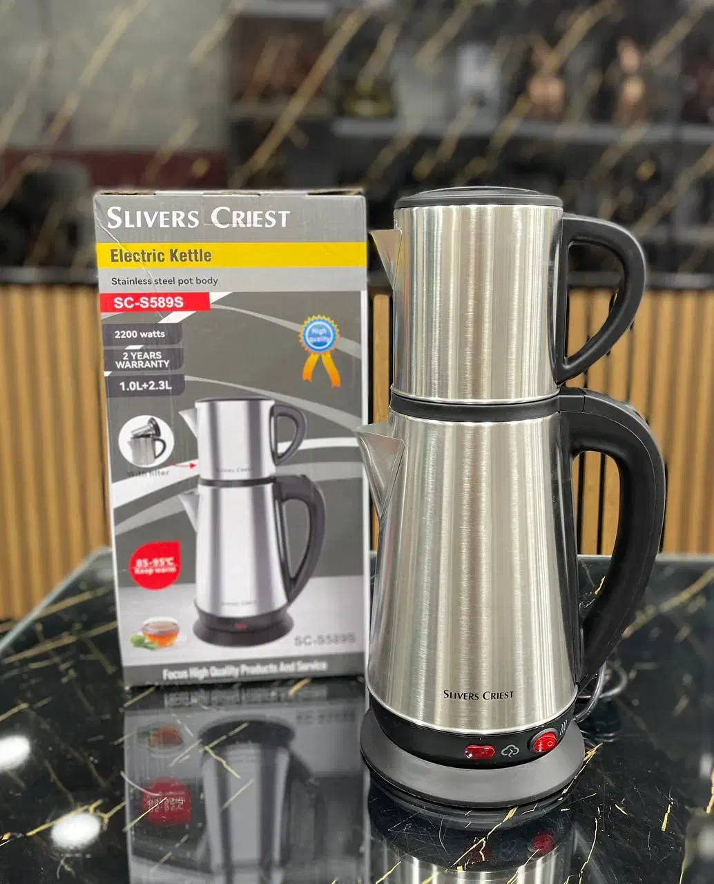 چای ساز استیل راف روهمی /راف المان/گرمکن دار|سماور، چایساز، قهوهساز|تهران, امین حضور|دیوار