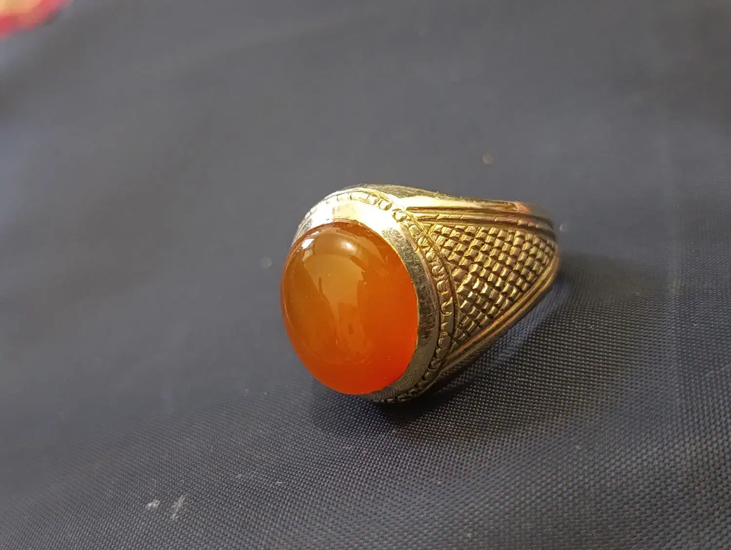 ۳تا انگشتر عقیق و فیروزه نیشابور اصل|جواهرات|خرمآباد, |دیوار