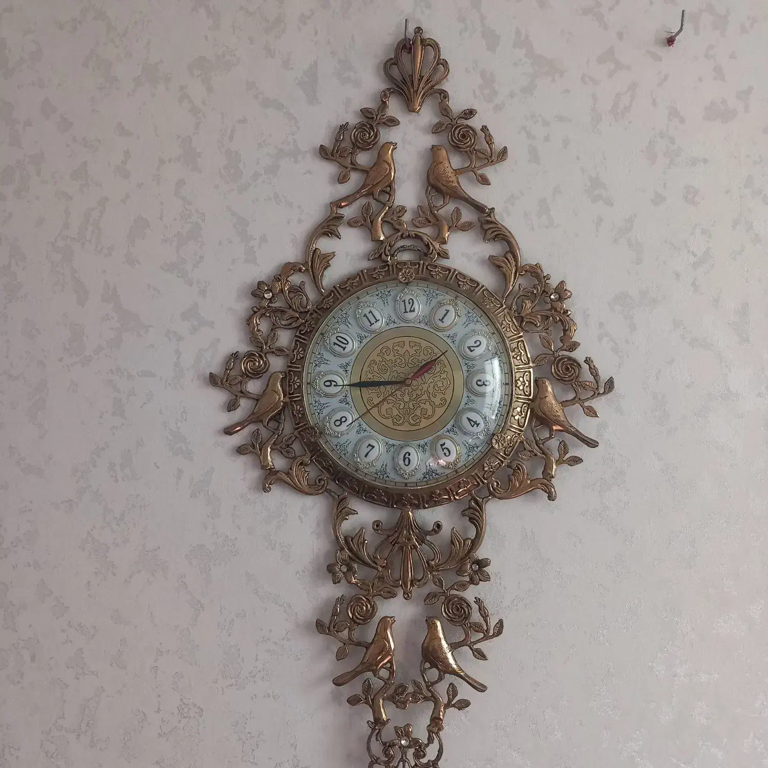 ساعت دیواری برنز در حد نو|ساعت دیواری و تزئینی|تهران, شهرک رضویه|دیوار