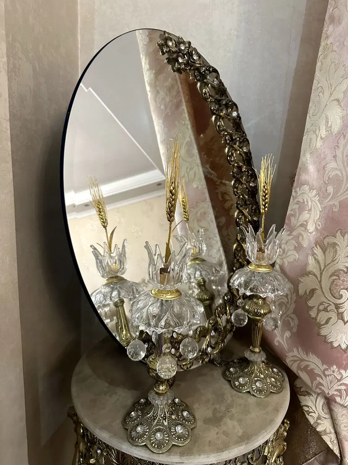 آینه و شمعدان آلیاژ|آینه|شهریار, شهرک وائین|دیوار