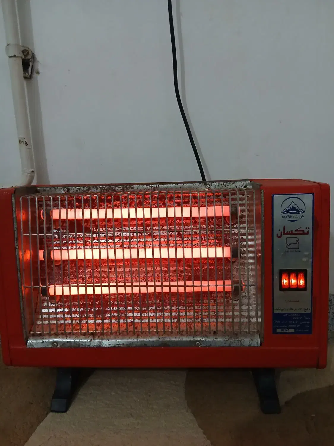 هیتربرقی|بخاری، هیتر، شومینه|ایلام, |دیوار