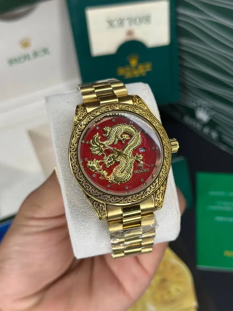 ساعت رولکس دراگون (اژدها) قفل تاج دار|ساعت|شیراز, شهرک گلستان|دیوار