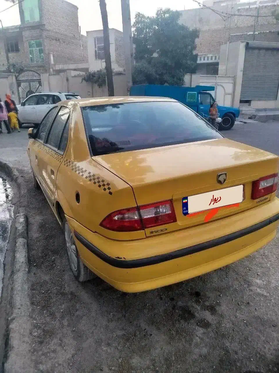 تاکسی گردشی سمند ای اف سون دوگانه سوز|خودرو سواری و وانت|کرج, گلشهر|دیوار