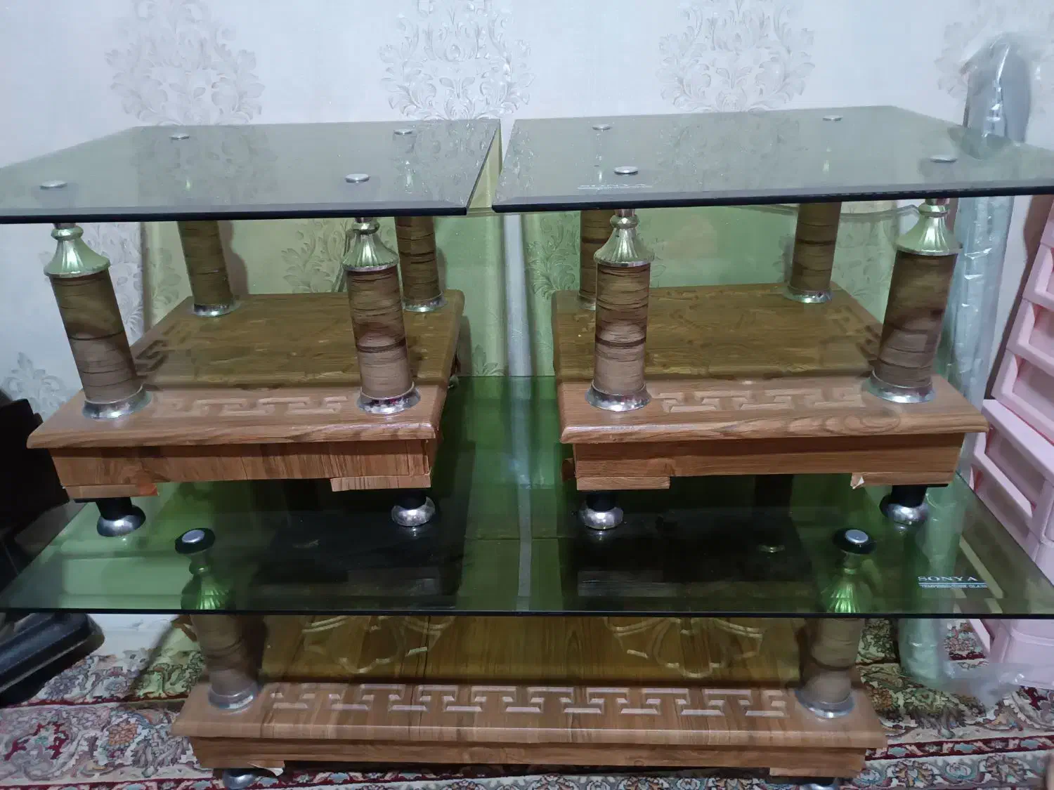 میز یک و نیم|میز و صندلی غذاخوری|خوی, |دیوار