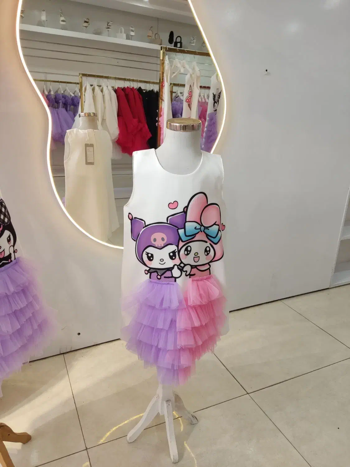 پیراهن شخصیتی لبوبو .کرومی .ملودی|کفش و لباس بچه|همدان, |دیوار