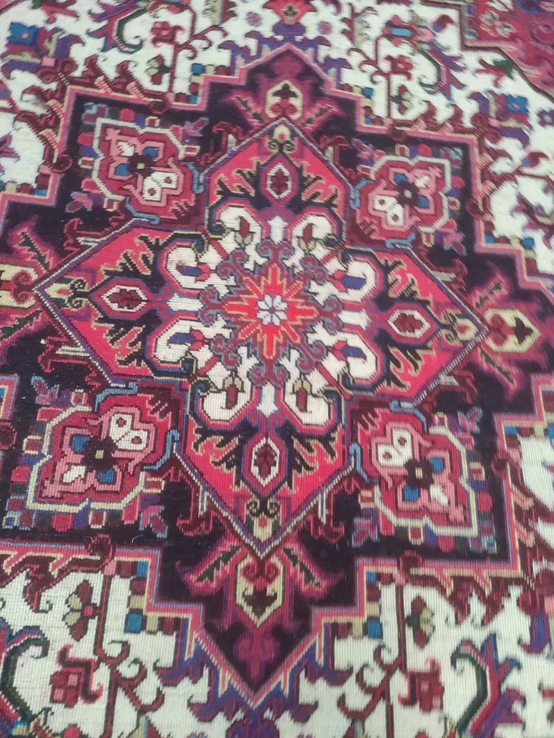 یک جفت فرش هریس تاجری 6 متری|فرش|باسمنج, |دیوار