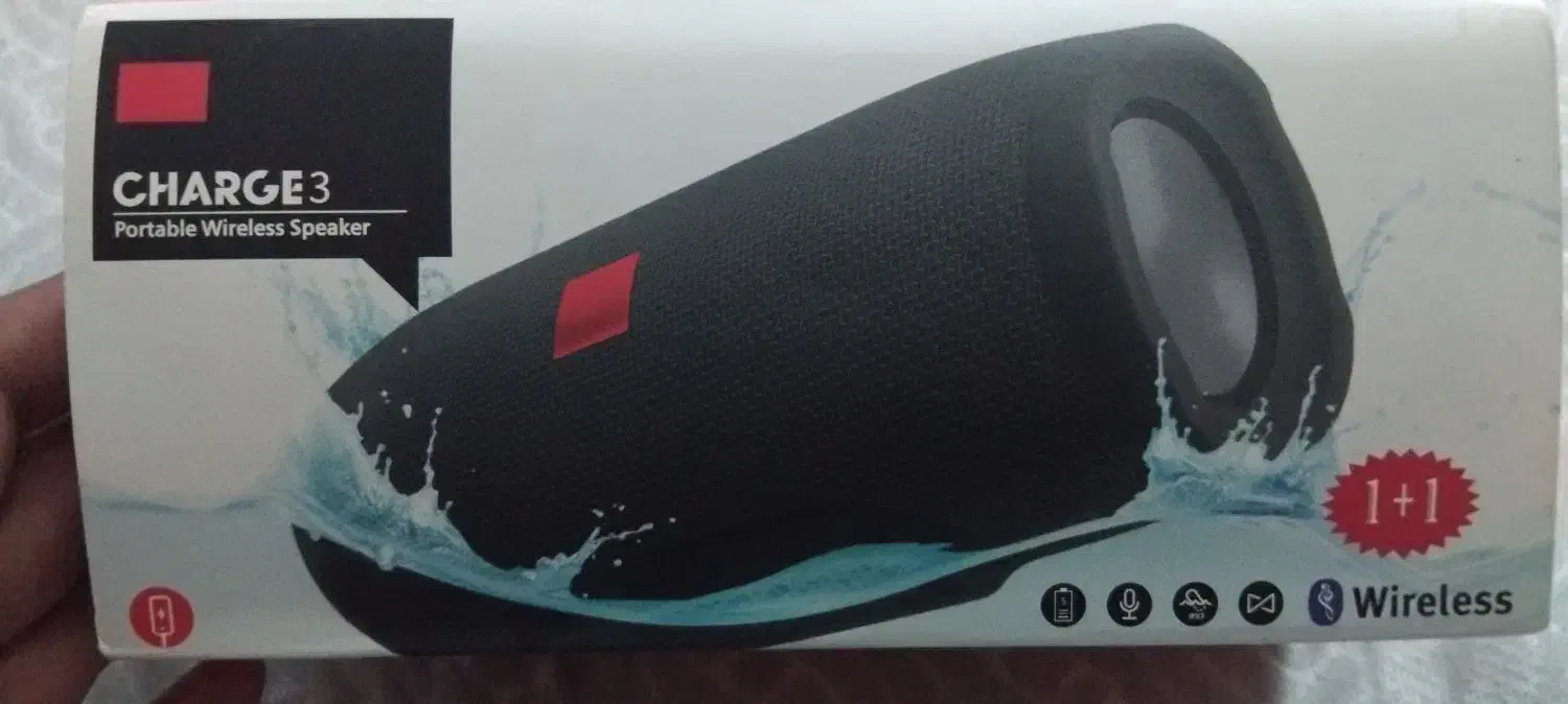 اسپیکر بلوتوثی charge 3 طرح چریکی آک آک آک|پخشکننده همراه|اهواز, ۳۰ متری|دیوار