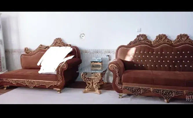 مبل عربی اصلی شزلون ۸نفره|مبلمان خانگی و میز عسلی|شیراز, ریاستی|دیوار