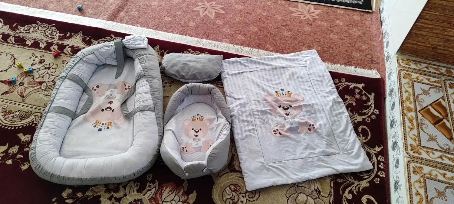 سرویس خواب نوزاد با تشک|اسباب و اثاث بچه|یاسوج, |دیوار