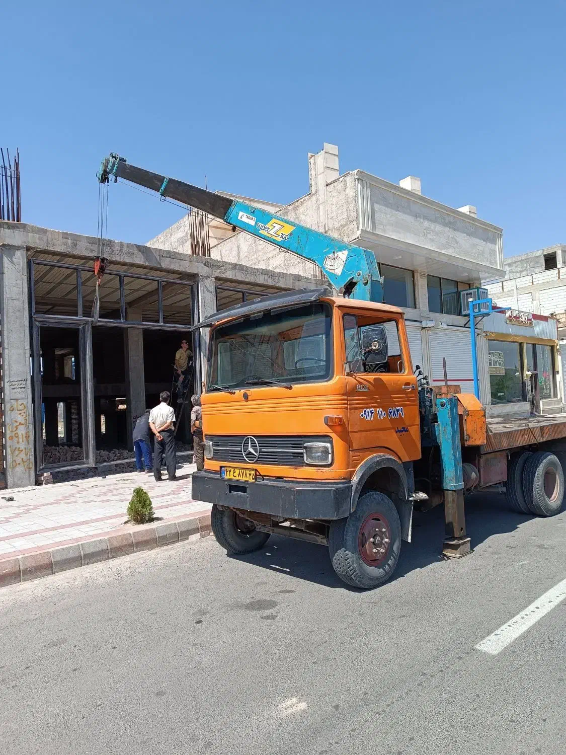 جرثقیل خاور کفی دکل بلند|خدمات حمل و نقل|تبریز, |دیوار