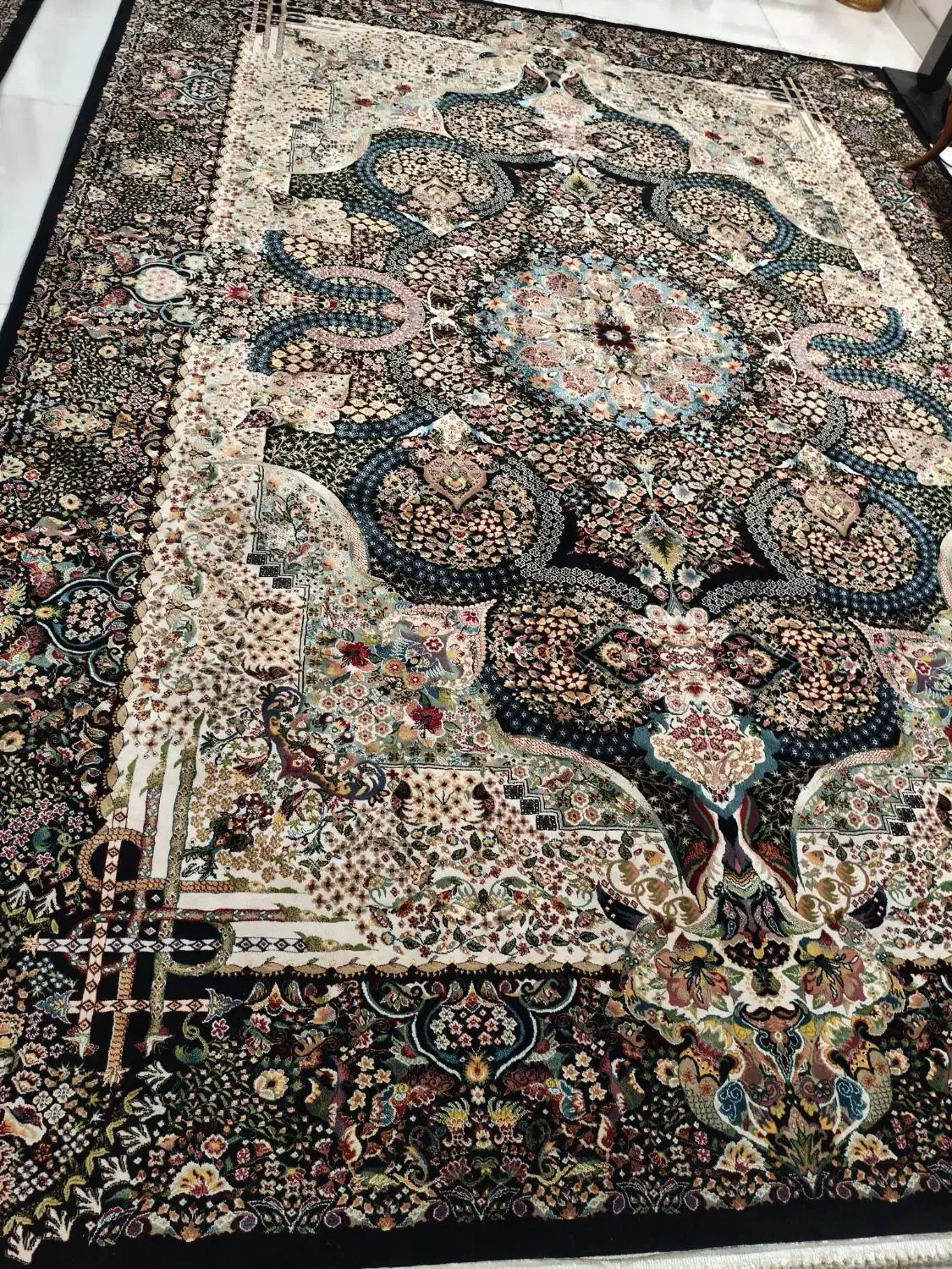 دوعدد فرش نه متری ۷۰۰شانه|فرش|گرگان, |دیوار