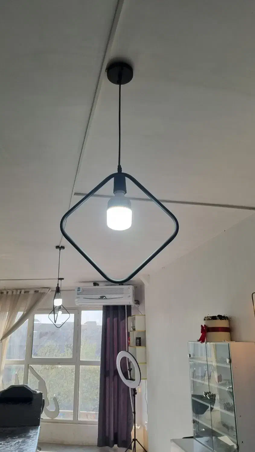 لوستر فلزی|لوستر و چراغ آویز|محمدیه-قزوین, |دیوار