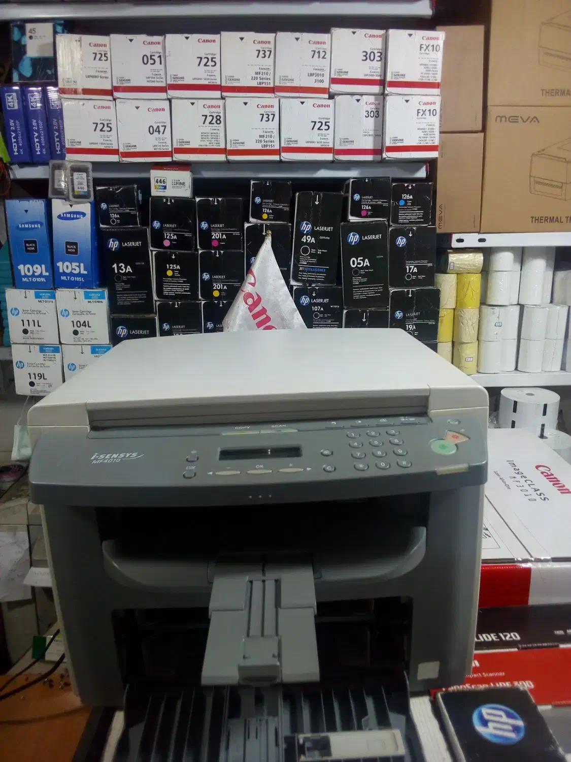 پرینتر سه کاره لیزری canon mf4010|پرینتر، اسکنر، کپی، فکس|قرچک, مهدیه|دیوار