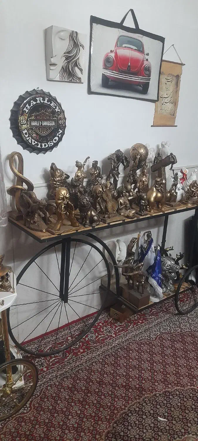 وسایل دکوری و مجسمه های خفن و تابلو دیواری|مجسمه، تندیس، ماکت|قم, علی آباد سعدگان|دیوار