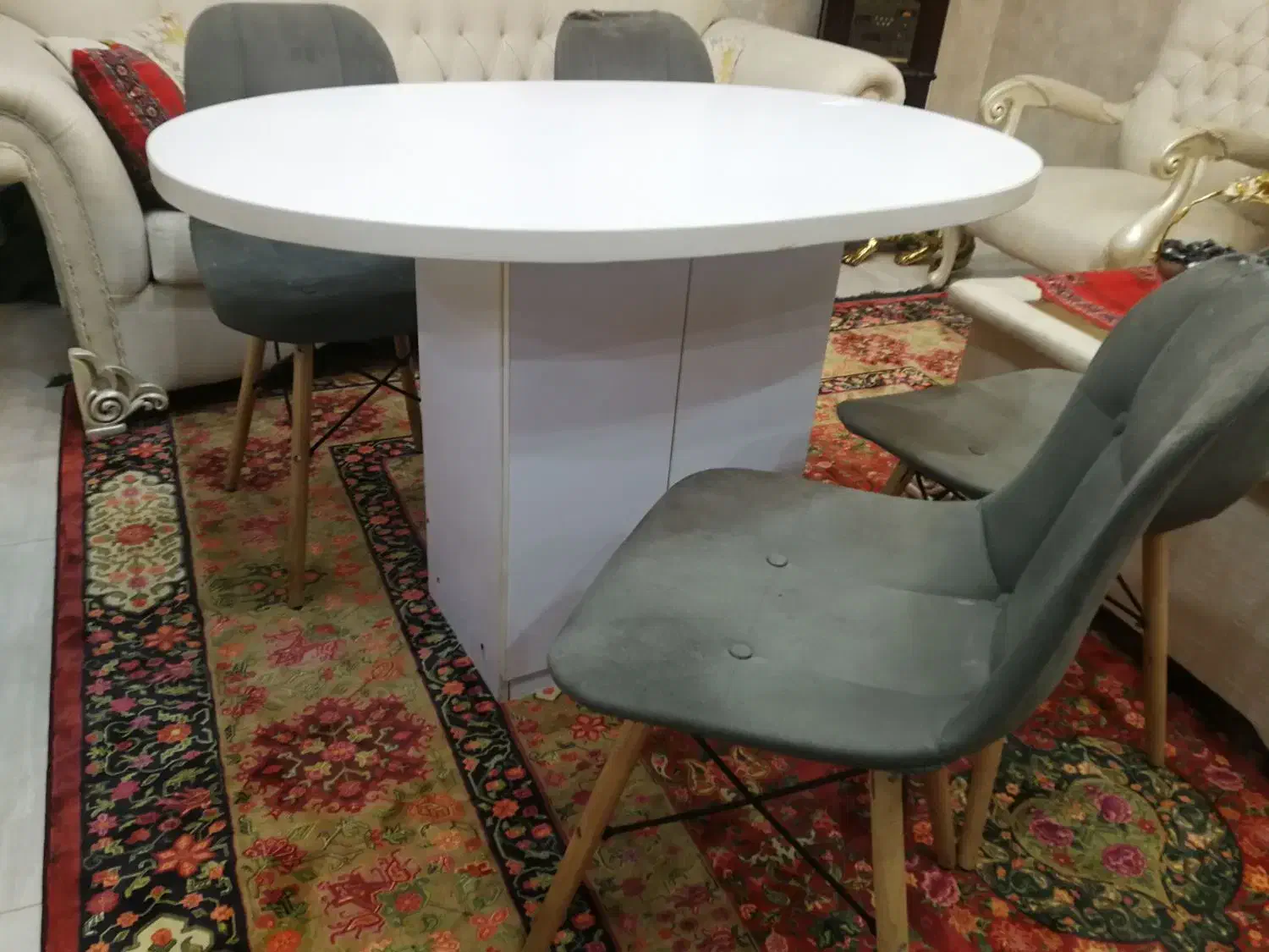 میز نهارخوری 4 نفره|میز و صندلی غذاخوری|رشت, گلباغ نماز|دیوار