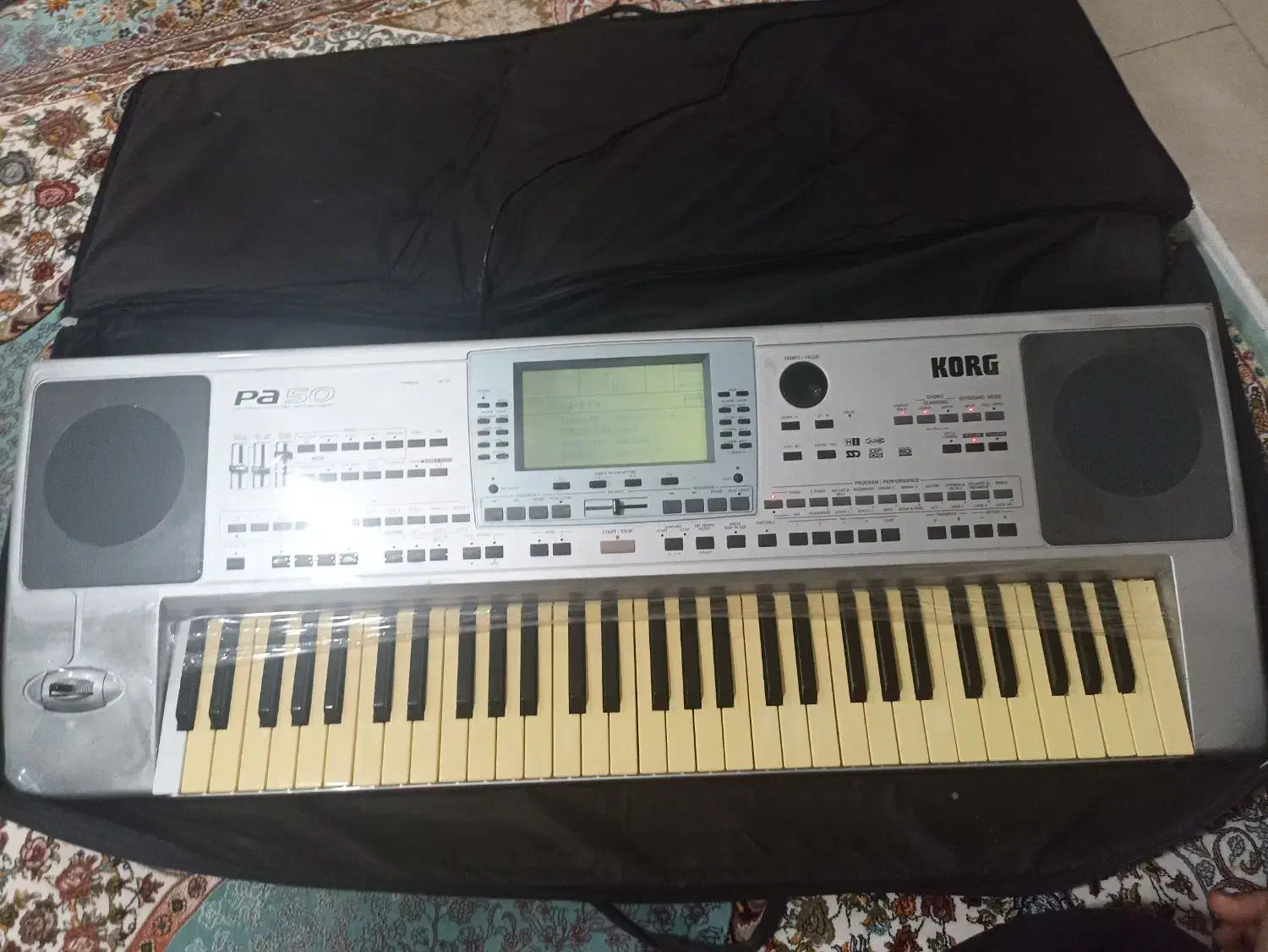 ارگ pa50 تبدیل به pa80 تمیز و خانگی|پیانو، کیبورد، آکاردئون|ارومیه, |دیوار