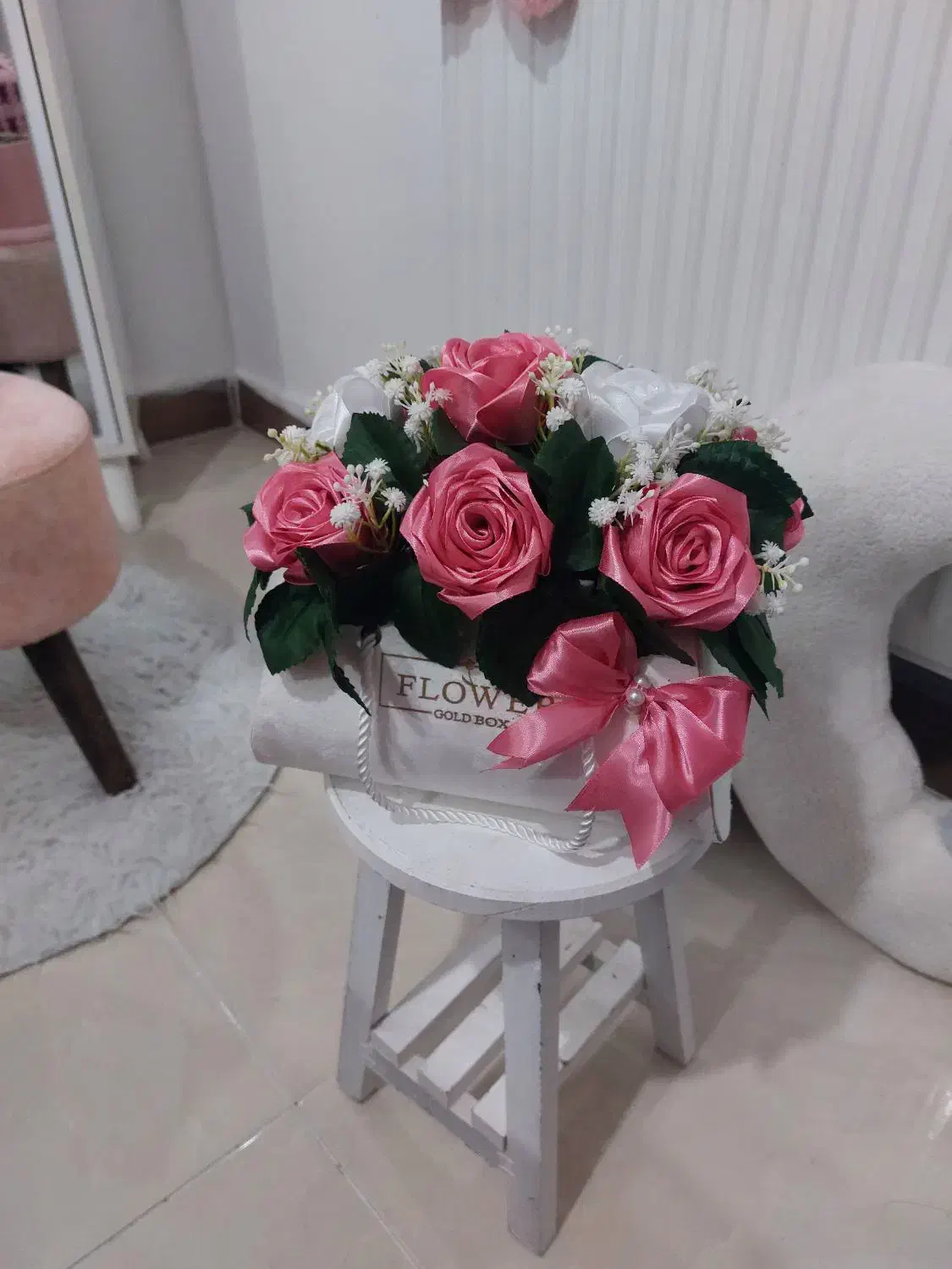 گل رز ربانی|گل مصنوعی|ارومیه, |دیوار