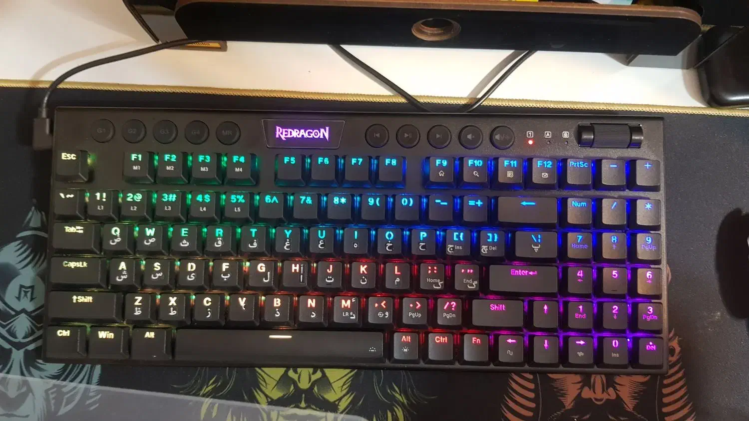 کیبورد مخصوص بازی ردراگون مدل YI K625-KB|قطعات و لوازم جانبی رایانه|تربت جام, نظامی|دیوار