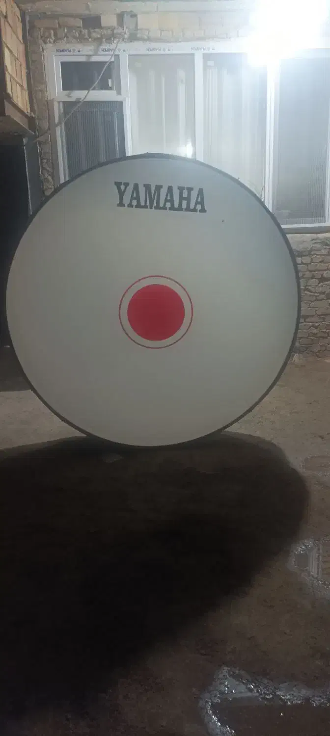 طبل 2متری استیل دور قرمز|درام و پرکاشن|هشتگرد, هشتگرد قدیم|دیوار