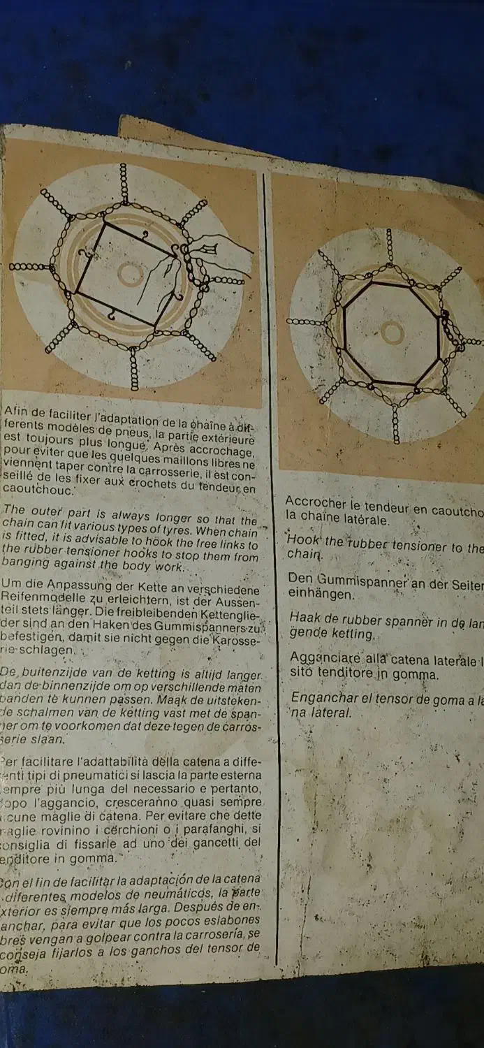 زنجیر چرخ|قطعات یدکی و لوازم جانبی|اندیشه, اندیشه فاز ۱|دیوار