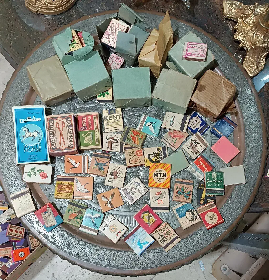 کبریت چوبی قدیمی خارجی و ایرانی|کلکسیون و سرگرمی|آمل, |دیوار