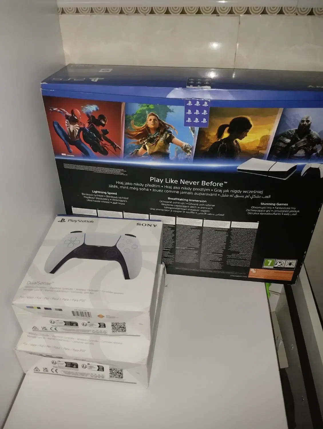 ps5 slim دو دسته با بازی های روز|کنسول، بازی ویدئویی و آنلاین|گلستان (تهران), |دیوار