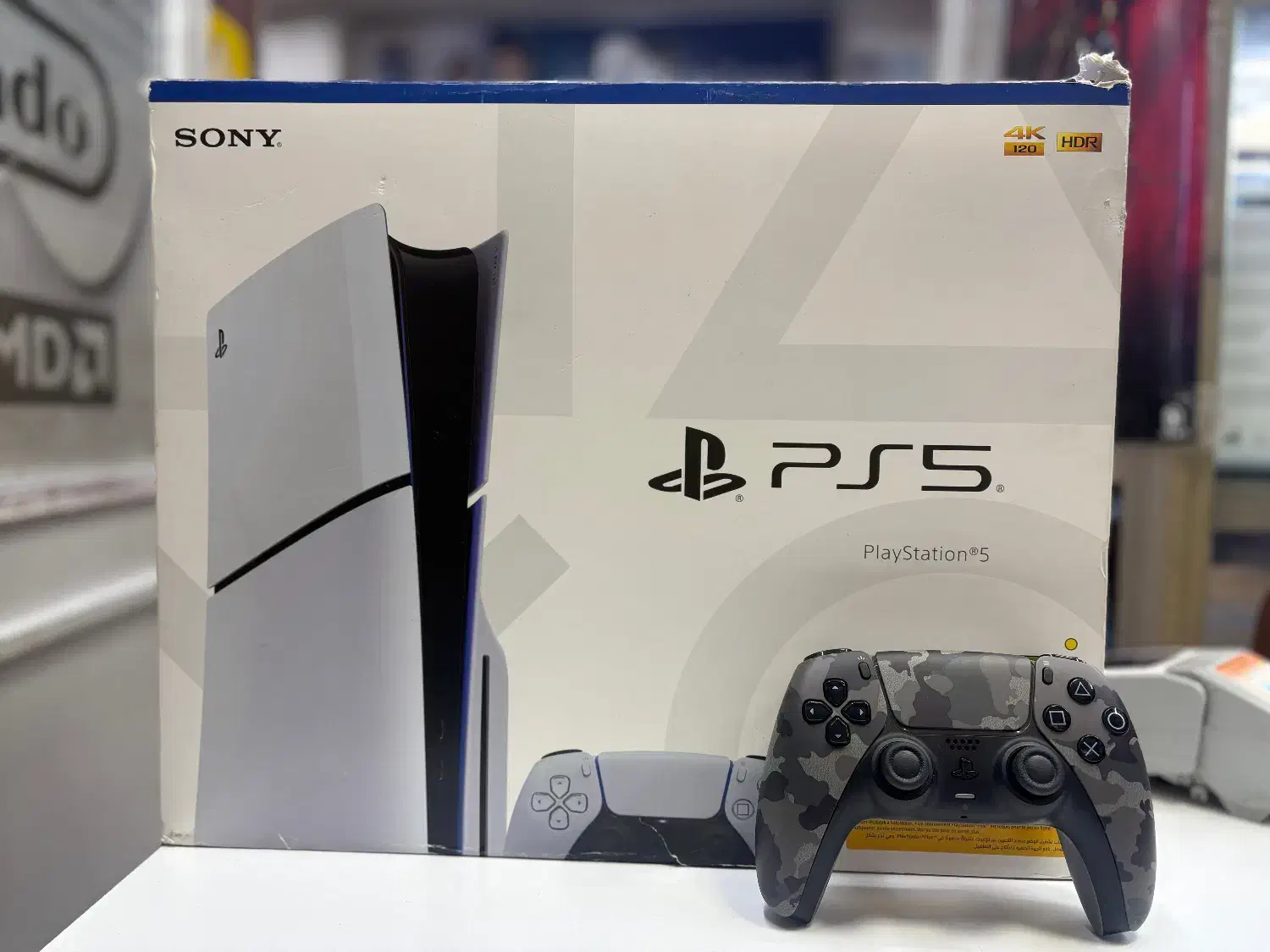 ps5 slim 2016 دو دسته اصلی اروپا|کنسول، بازی ویدئویی و آنلاین|تهران, شهرک محلاتی|دیوار