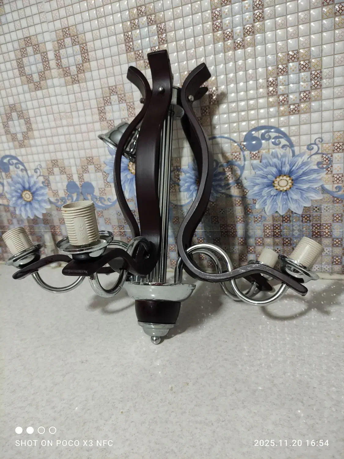 لوستر|لوستر و چراغ آویز|اراک, |دیوار