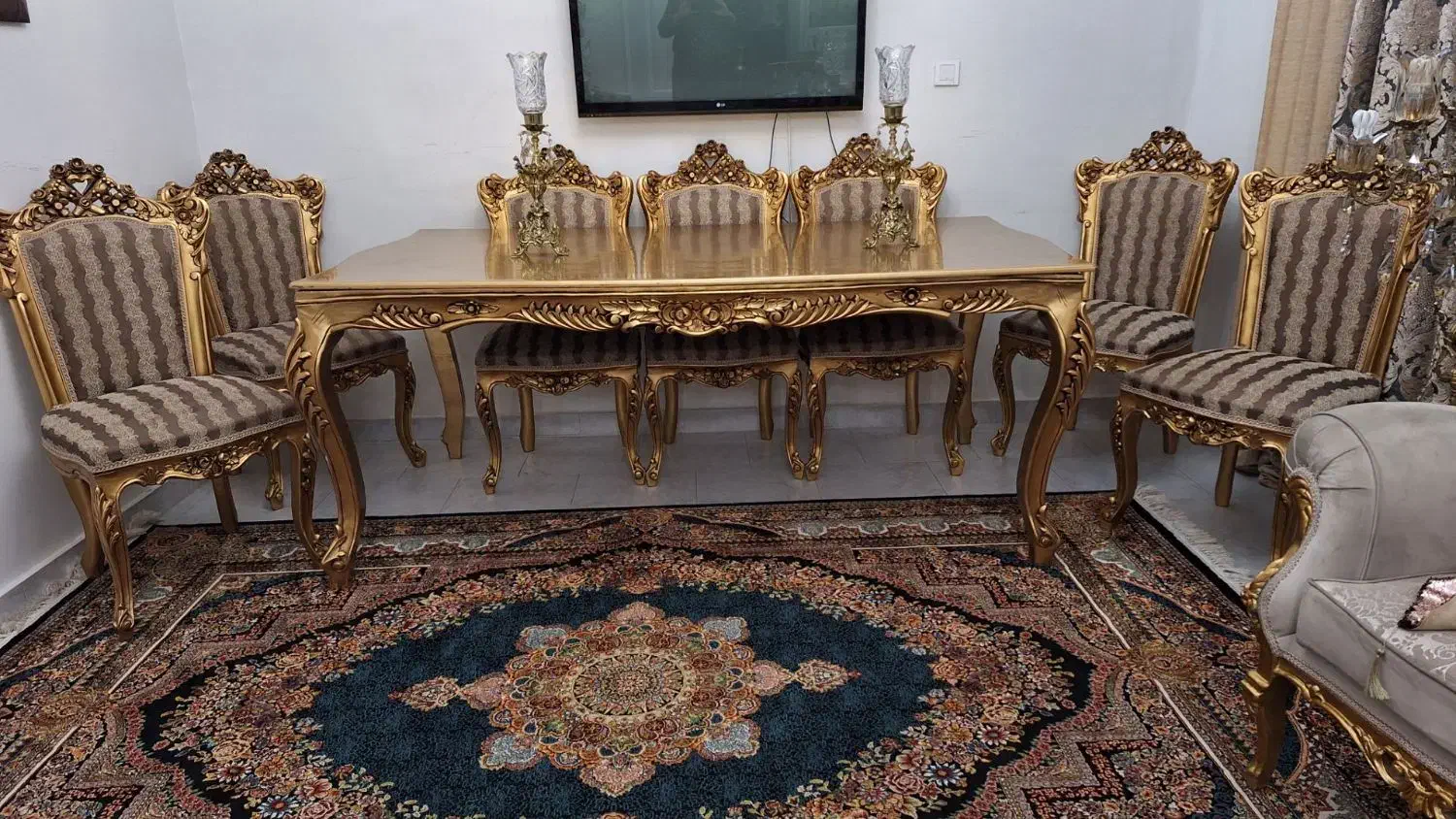 میز ناهارخوری ۸ نفره|میز و صندلی غذاخوری|تهران, مجیدیه|دیوار