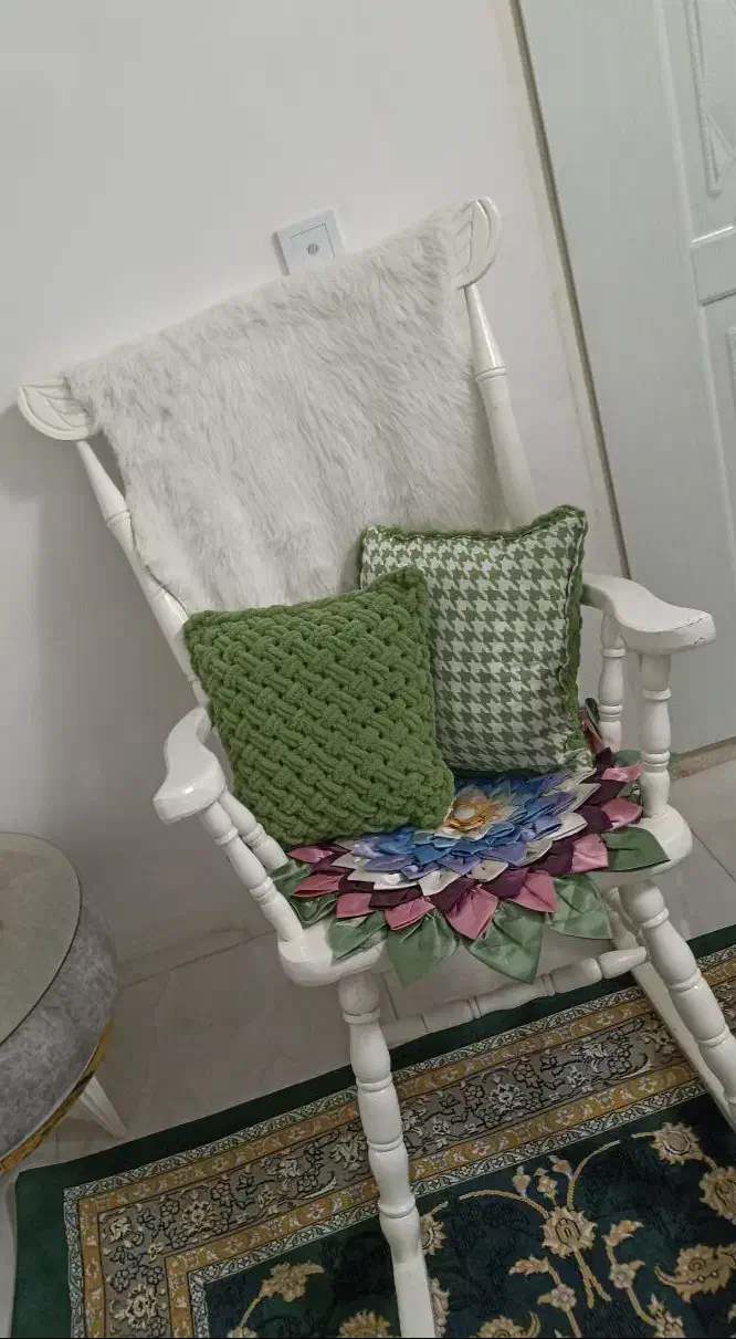 کوسن بافی شال مبل ست شالگردن وکلاه|رختخواب، بالش، پتو|سلماس, |دیوار