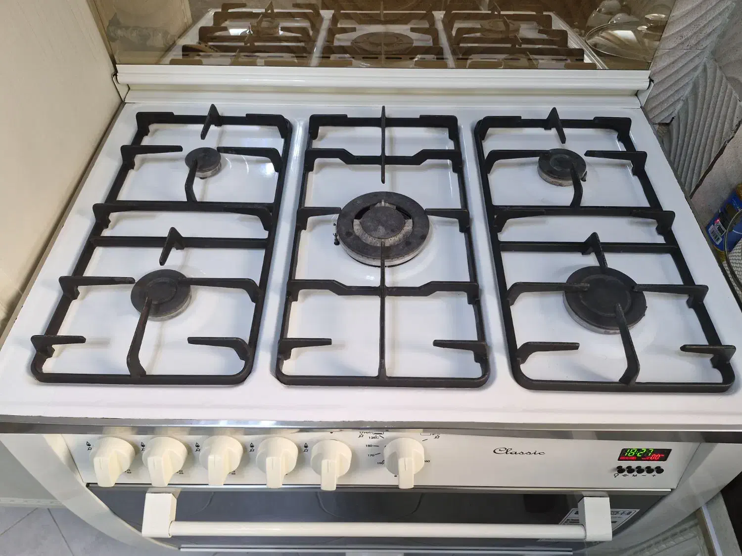 گاز ۵ شعله فر دار جوجه گردان|اجاق گاز و لوازم برقی پخت‌وپز|تهران, ابوذر|دیوار