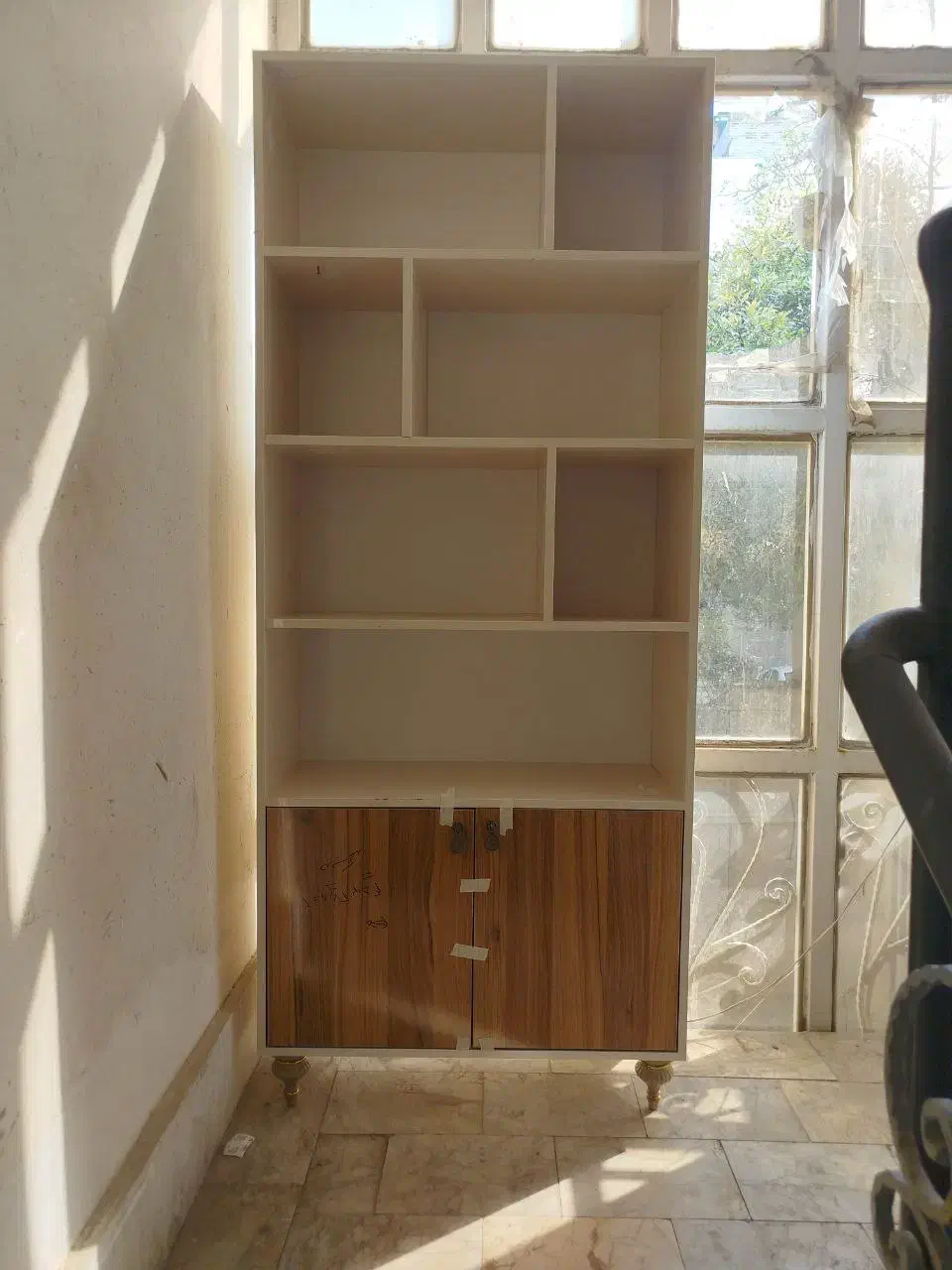 کتابخانه شیک بزرگ|کتابخانه، شلف، قفسه‌های دیواری|مشهد, انقلاب|دیوار