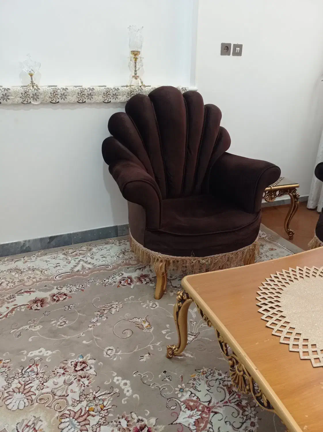 مبلمان 5نفره تمیز و سالم|مبلمان خانگی و میز عسلی|قم, عمار یاسر|دیوار