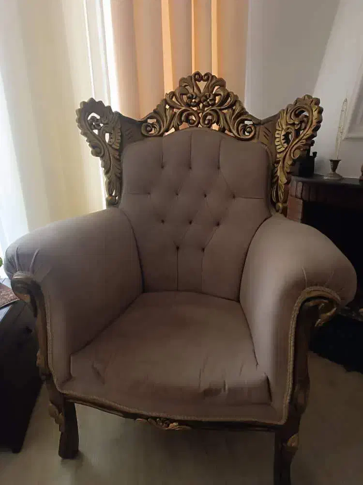 مبل سلطنتی هفت نفره ناهارخوری شیش نفره|مبلمان خانگی و میز عسلی|ساری, |دیوار