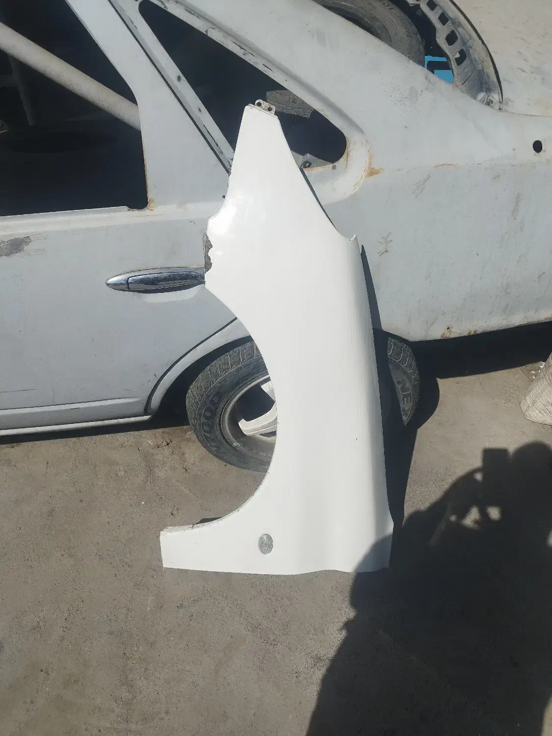 گلگیر چپ وراست جلو 206 سپر جلو سپر عقب|قطعات یدکی و لوازم جانبی|مشهد, اسماعیل آباد (سپاد)|دیوار