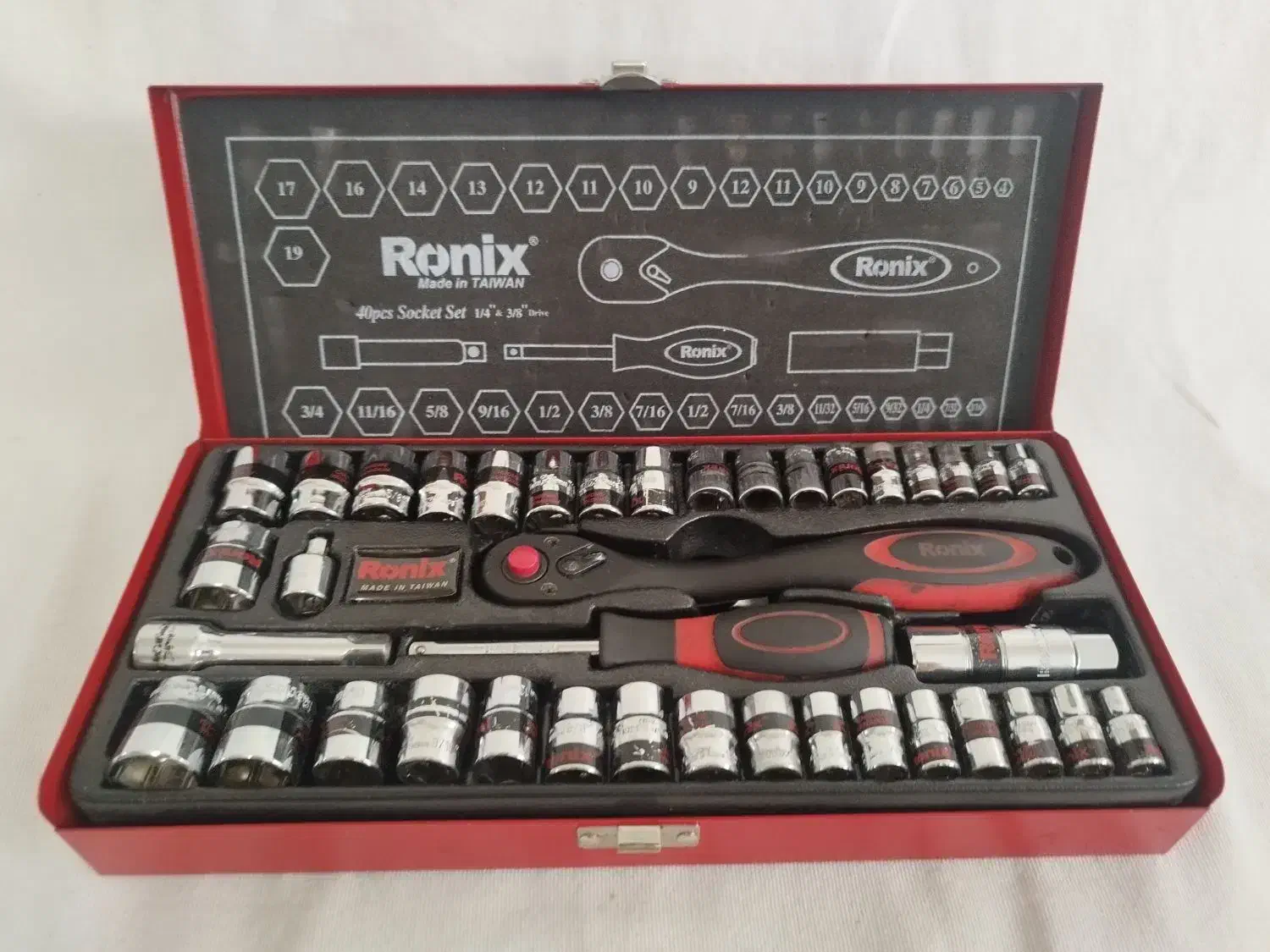 آچار بکس 40پارچه رونیکس|ابزارآلات|زنجان, |دیوار